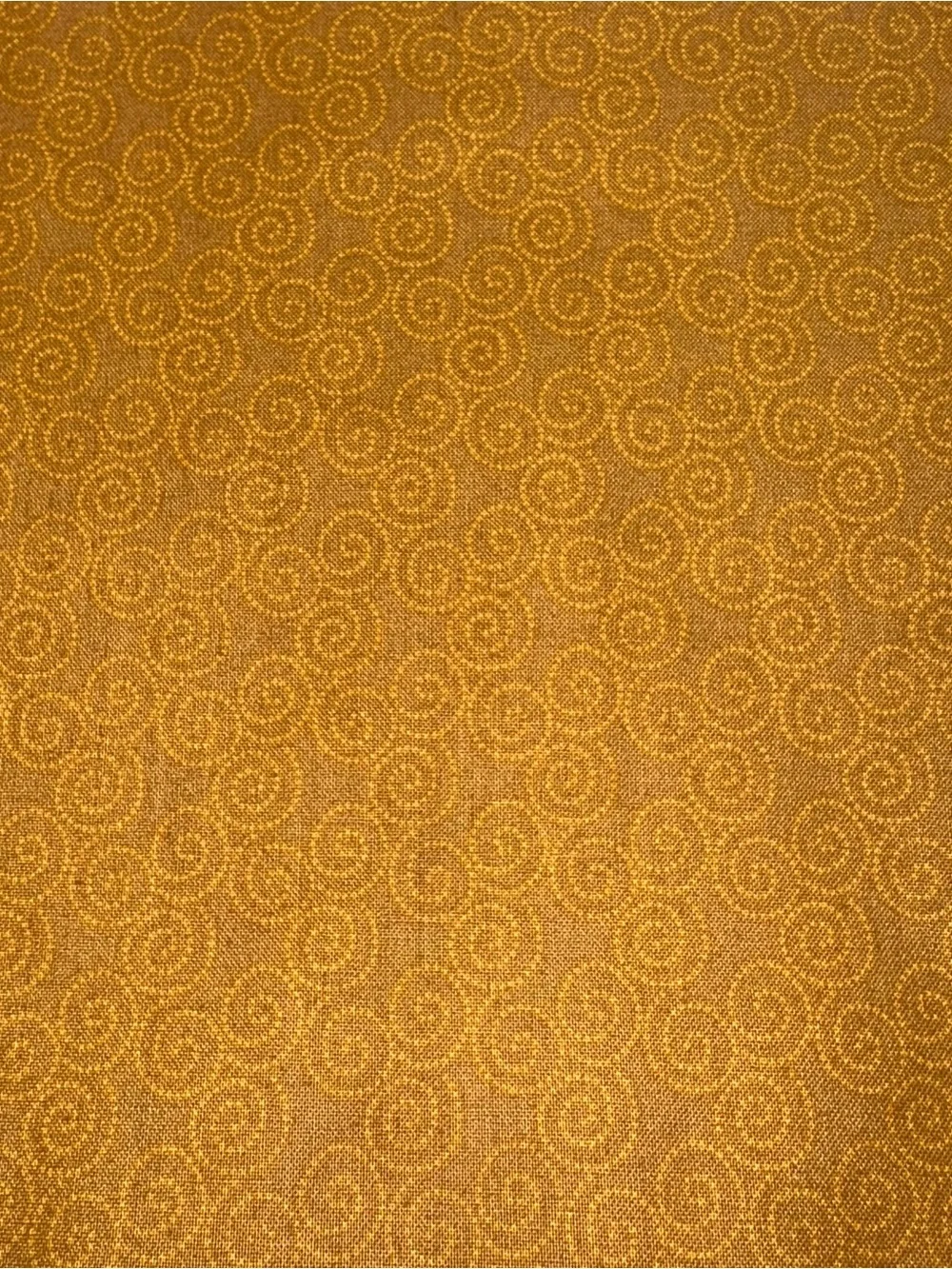 Kaleidoscope for Connecting Threads 2015 Swirl Design in Mustard